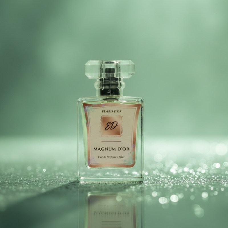 magnum d'or light freen background